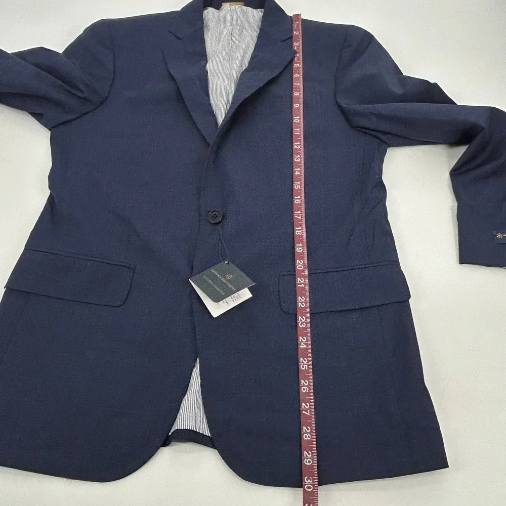 Brooks Brothers Explorer Sport Coat Mens‎ 38R Navy Blue Regent Fit Wool Blazer